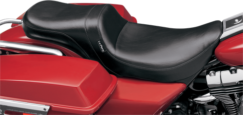 LE PERA Daytona 2-Up Seat - Without Backrest - Smooth - Black - FLHR '02-'07 LH-567RK