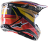 ALPINESTARS Supertech S M10 Era Helmet Gold Ylw/Rio Red Glossy Xl - 482-9029X