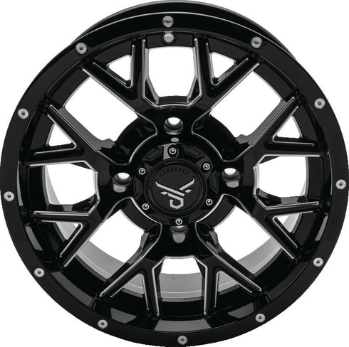 QuadBoss Barbwire 14X7 - 5+2 - 4/110 - Milled