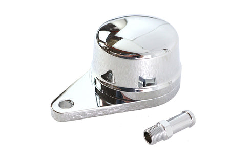 Wyatt Gatling Billet Crankcase Breather Chrome - 40-0003