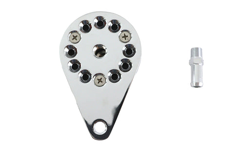 Wyatt Gatling Billet Crankcase Breather Chrome - 40-0003