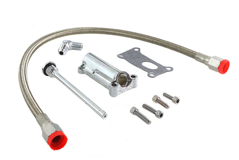 V-Twin Radium Chrome Oil Filler Kit - 40-0024