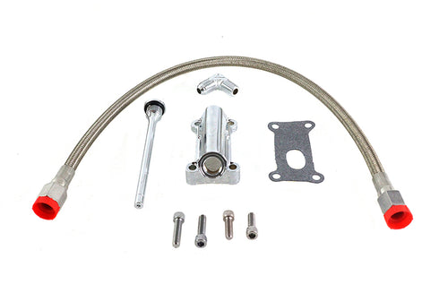 V-Twin Radium Chrome Oil Filler Kit - 40-0024