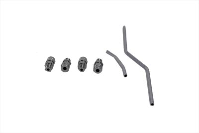 Wyatt Gatling Rocker Box Oil Line Set Chrome - 40-0130