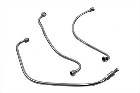 Sifton Steel Oil Line Set 3 Peice Chrome - 40-0171