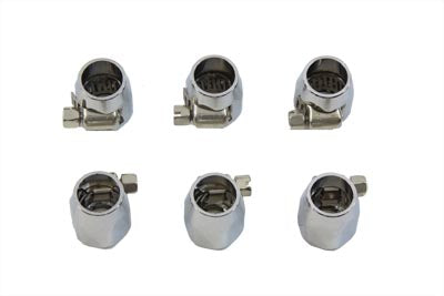 Wyatt Gatling Hex Chrome Econo Seal Hose End - 40-0213