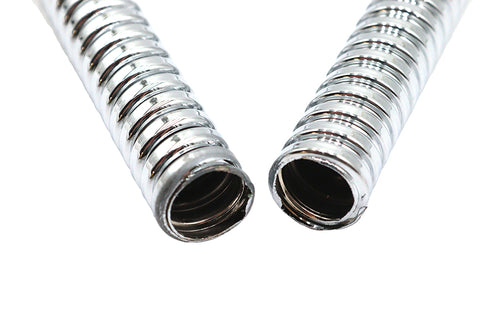 V-Twin Chrome Metal Hose Cover - 40-0216