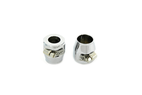 Wyatt Gatling Hex Chrome Econo Seal Hose End Set - 40-0220