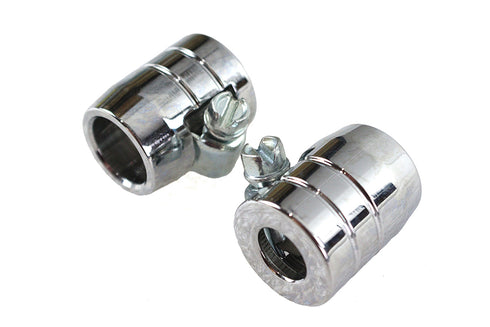 Wyatt Gatling Smooth Chrome Econo Seal Hose End - 40-0224