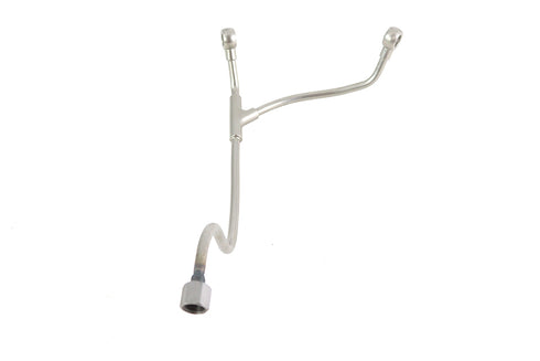 V-Twin Knucklehead Top Y Oil Line Zicad - 40-0247