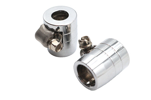 Wyatt Gatling Smooth Chrome Econo Seal Hose End - 40-0249