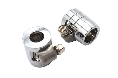 Wyatt Gatling Smooth Chrome Econo Seal Hose End - 40-0249