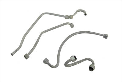 V-Twin Panhead Oil Line Set Zicad - 40-0377