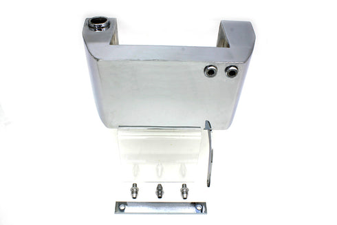 Wyatt Gatling Electric Start Oil Tank Chrome - 40-0403