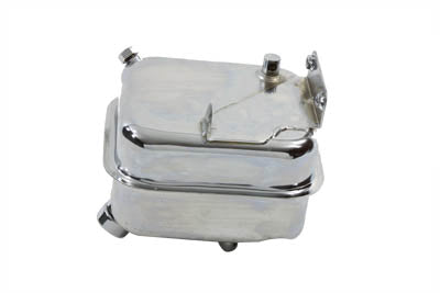 Wyatt Gatling Swingarm Oil Tank Chrome - 40-0413