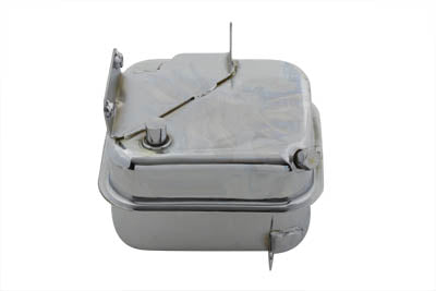 Wyatt Gatling Swingarm Oil Tank Chrome - 40-0417