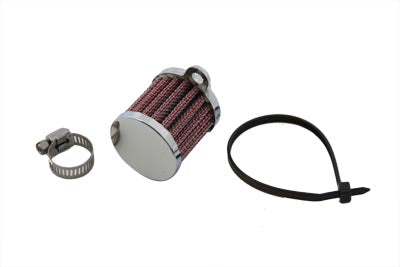 Wyatt Gatling Chrome Crankcase Breather - 40-0434