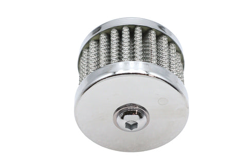 V-Twin Sifton Chrome Crankcase Breather - 40-0570