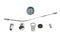 V-Twin Rocker Box Mounted Oil Gauge Kit - 40-0576