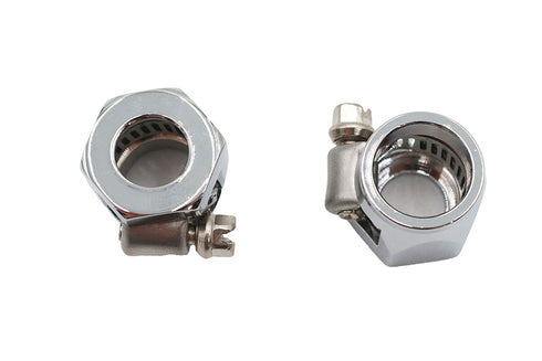 Wyatt Gatling Hex Chrome Econo Seal Hose End Set - 40-0591