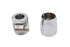 Wyatt Gatling Hex Chrome Econo Seal Hose End Set - 40-0592