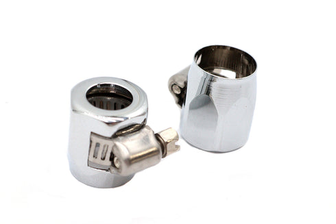 Wyatt Gatling Hex Chrome Econo Seal Hose End Set - 40-0592
