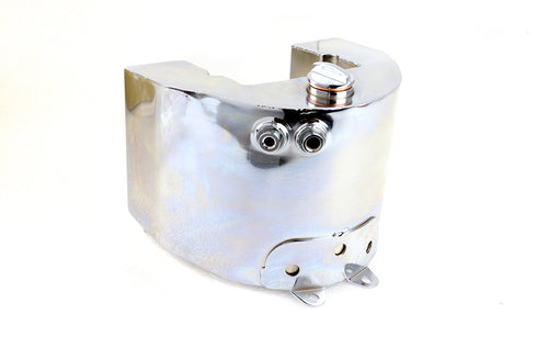Wyatt Gatling Replica Oil Tank Chrome with Smooth Top - 40-0620