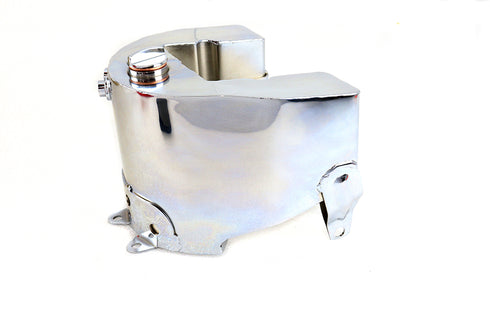 Wyatt Gatling Replica Oil Tank Chrome with Smooth Top - 40-0620