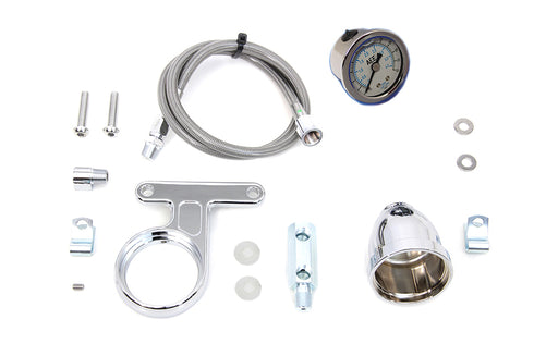 V-Twin Rocker Box Oil Pressure Gauge Kit - 40-0632