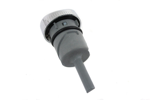 Wyatt Gatling Oil Tank Dipstick Cap Assembly Chrome - 40-0847