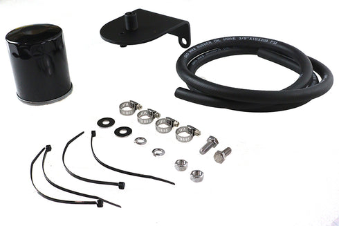 V-Twin Pura Flow Oil Filter Kit Black - 40-0849