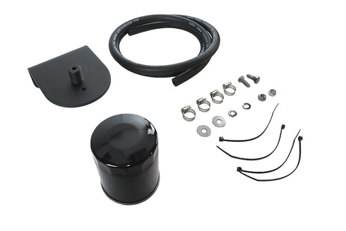 V-Twin Pura Flow Oil Filter Kit Black - 40-0849