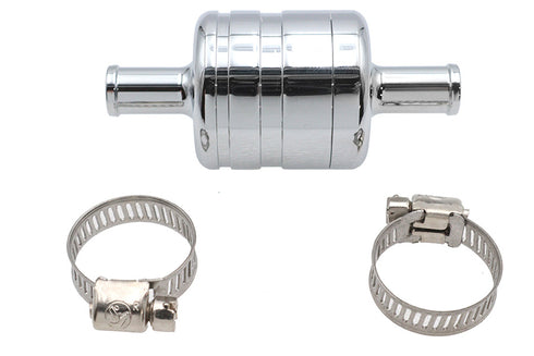 Wyatt Gatling Crankcase Breather Vent Canister Chrome - 40-0875