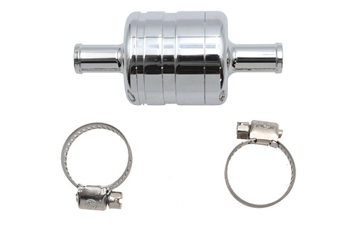 Wyatt Gatling Crankcase Breather Vent Canister Chrome - 40-0875