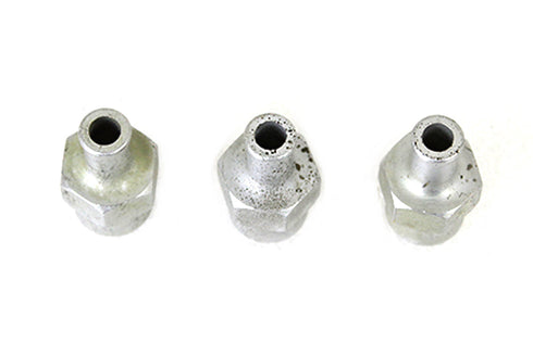 Wyatt Gatling WR Hex Barb Oil Line Fitting Set Zinc Plated - 40-0877