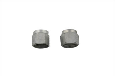 V-Twin Gas Line Nut Set Zicad Plated - 40-0903