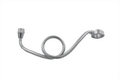 V-Twin Crossover Coil Gas Line Chrome - 40-0905