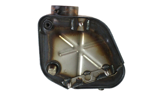 V-Twin XLH Swingarm York Oil Tank Raw - 40-0910