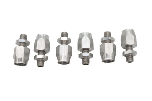 Wyatt Gatling 3/8 inch Oil Line Fittings Zinc Plated - 40-0983