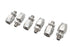 Wyatt Gatling 3/8 inch Oil Line Fittings Zinc Plated - 40-0983