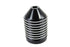 V-Twin Finned Black Anodized Oil Filter Kit with Raw Accents - 40-0988