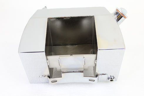 Wyatt Gatling Center Post Mount Wrap Around Oil Tank Chrome - 40-1015