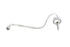 V-Twin Crossover Gas Line Zicad Plated - 40-1064