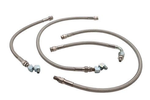 V-Twin Oil Line Kit Stainless Steel - 40-9902