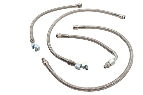 V-Twin Oil Line Kit Stainless Steel - 40-9902