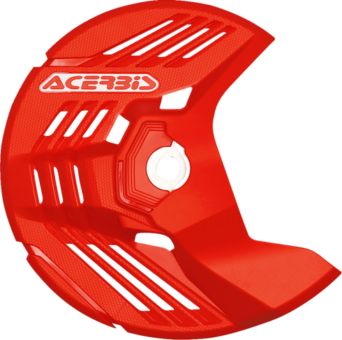 ACERBIS Disc Cover - Linear - Red - Honda | Kawasaki | Sherco | Yamaha 2985050004