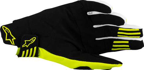 ALPINESTARS Techstar MX Gloves - Black/Fluo Yellow - Large 3560125-155-L
