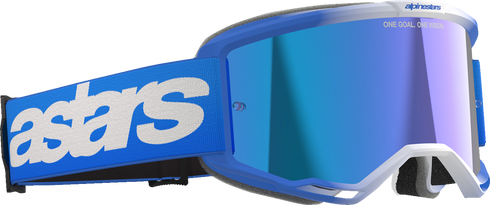 ALPINESTARS GOGGLES Vision 5 Goggle - Blaze - Blue - Blue Mirror Lens 5102125-7271