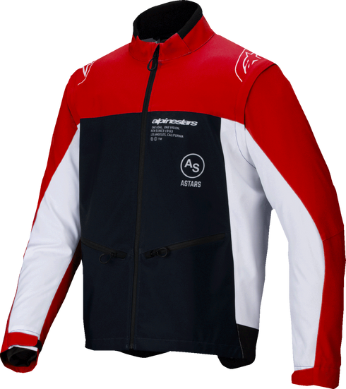 ALPINESTARS Lite-Dura Softshell Jacket - Black/Red/White - Large 3700225-1342-L