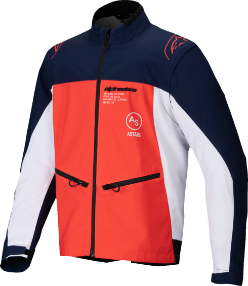 ALPINESTARS Lite-Dura Softshell Jacket - Navy/Orange/White - Medium 3700225-7162-M